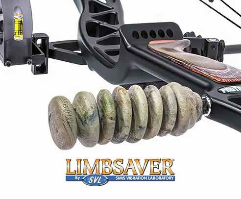bow,stabilizer,mini S-coil,limbsaver,vibration dampening,noise reduction,archery,hunting