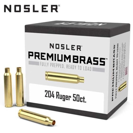 Nosler-Brass-204-Ruger-Catridge-Cases
