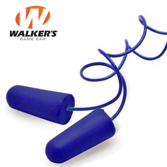 Walker's-Blue-Foam-Corded-Ear-Plugs 
