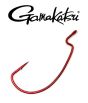 Gamakatsu Red Worm Hooks Offeset Shank EWG Red