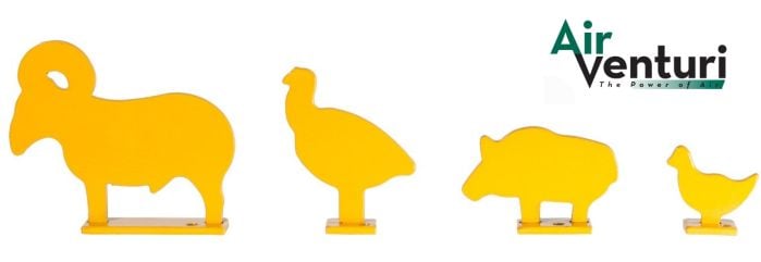 Air Venturi Airgun Slynger Metal Silhouette Targets