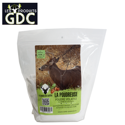 Poudre Attractante GDC À L’Urine De Chevreuil 5 lb
