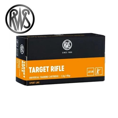 Munitions RWS Target Rifle .22 LR 40 gr LRN 50/pqt