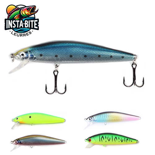 Leurre Insta-Bite Mené Peu Profond 7 cm 6.5 g / 9 cm 11.5 g