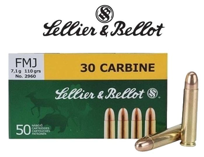 Sellier & Bellot 30 Carbine 110 gr. Ammunitions