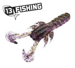 13 Fishing 3" Ninja Tail Craw Pimpin' Purple