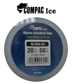Compac Ice Black 15 lb Braided Line