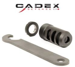 Cadex MX2 ST 5/8-24 Black Muzzle Brake