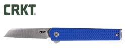 CRKT-CEO-Microflipper-Blue-Sheepsfoot-Folding-Knife