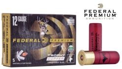 Federal-Premium-12-ga.-2-3-4'' 300gr-Thophy-Copper-Shotshells-Slugs