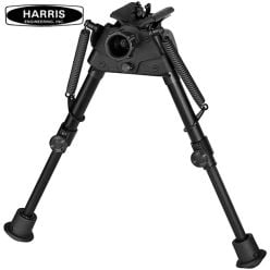 Harris Engr. Inc. S-BR2 Self-Leveling Legs 6”@9” Swivel Bipod