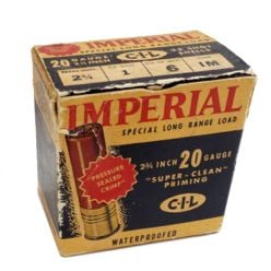 Boîte-de-cartouches-vide-Vintage-CIL-Imperial-20-ga.