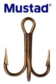 Hameçon Mustad Triple Bronze 24/pqt