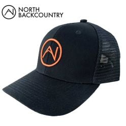 North Backcountry NBC Black Trucker Cap
