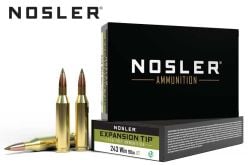 Nosler-E-Tip-Lead-Free-243 Winchester-90gr-Ammunitions