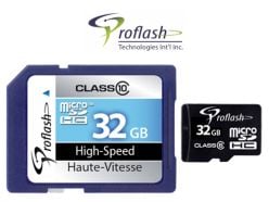 ProFlash Micro SDHC 32GB Class 10 Memory Card