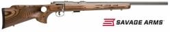 Savage 93 Btvs, 22WMR. Laminated Thumbhole/Stainless Rifle 