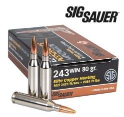 Munitions-Sig Sauer-Elite-Copper-Hunting-243-Win