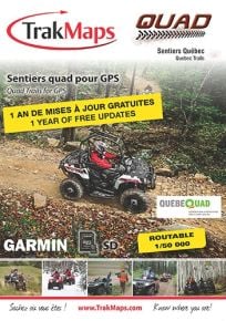 Trak Maps ATV Quebec For Garmin GPS