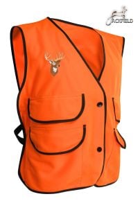 Jackfield Fluorescent Orange Fleece Deer Vest