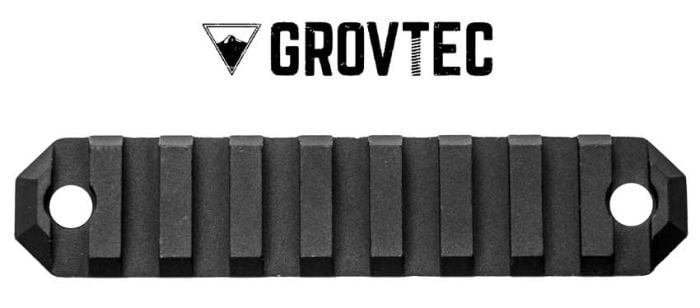 Rail Picatinny KeyMod GrovTec 3.8" 9 slots