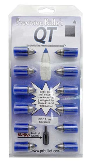 Precision Rifle's QT Polymer Tip .50 cal 250 gr. Bullets and Sabots