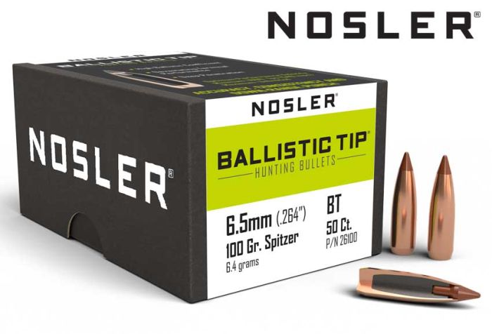 Nosler-6.5mm-100-gr-Bullets