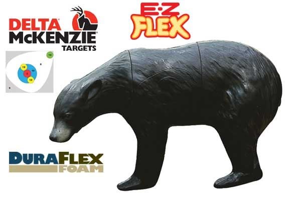Cible-3D-Pro-Ours-Médium-Noir-Delta-McKenzie