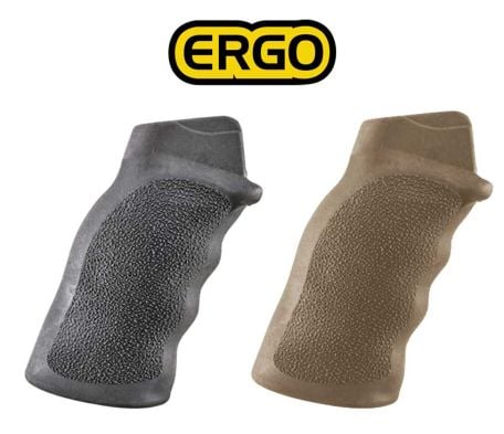 ERGO® Flat Top Tactical Deluxe Grip - BLACK - 4GT.com