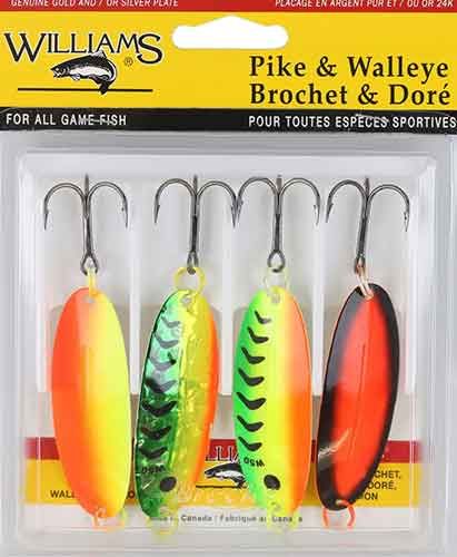 ENS.-PIKE-&-WALLEYE-#2-4-PCS-ASSORTIE