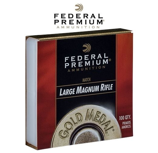 Amorces Federal Premium Magnum Rifle (Boite de 100)