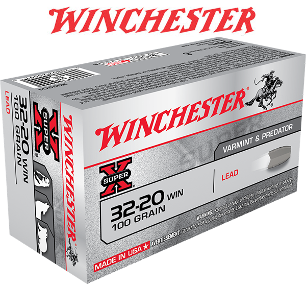 Munition Super X 32-20 Winchester 100 Grains - Winchester