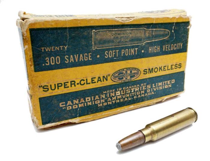 Vintage CIL Dominion 300 Savage Ammunitions