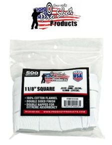 Pro-Shot- .22-.270-Cal.-1-1/8''-Square-Patches