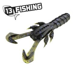 13 Fishing 3" Ninja Tail Craw Black & Tan