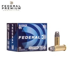 Federal Champion Training 44 S&W Spl 200 gr Semi-Wadcutter Hollow Point 20/Box
