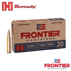 Hornady Frontier 5.56 NATO 62 gr FMJ 150/Box Ammunition