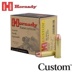 Munitions Hornady Custom 38 Special 158 gr XTP 25/boîte