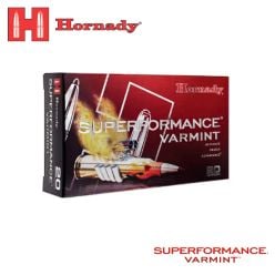 Hornady Superformance Varmint 22-250 Rem 50 gr V-MAX 20/Box Ammunition