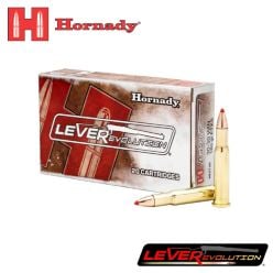Munitions Hornady LEVERevolution 30-30 Win 160 gr FTX 20/boîte