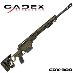 Cadex CDX-300 TAC Hybrid OD Green/Black 300 PRC 26" Rifle