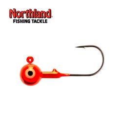Northland Gum-Ball Metallic Jig Head 1/4 oz Orange Metallic 4/Pack