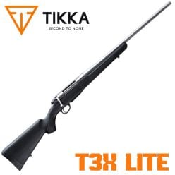 Tikka T3x Lite Stainless 6.5x55mm Swedish 22" Rifle
