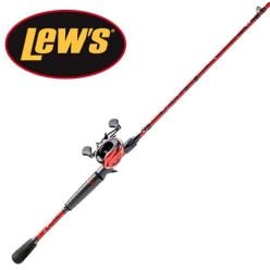 Lew's MACH Smash 7'3" Left-Handed Baitcast Combo