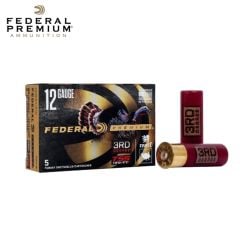 Federal 3rd Degree with Heavyweight TSS 12 ga 3'' 1 3/4 oz #5, #6 and #7 Tungsten/Lead 5/Box Ammunition