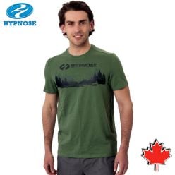 T-shirt organique pour homme Hypnose Forêt