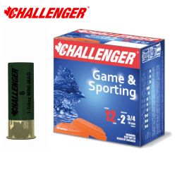Challenger Mini-Mag 12 ga 2.75'' 1 1/4 oz #4 25/Box Ammunition