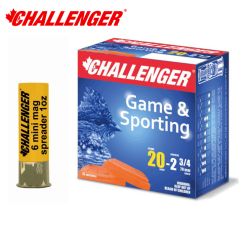 Challenger Game & Sporting Mini Mag Spreader 20 ga 2.75'' 1 oz #9 25/Box Ammunition