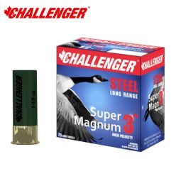 Challenger Steel Super Magnum 12 ga 3'' 1 1/8 oz #3 25/Box Ammunition