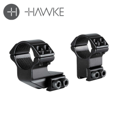 Hawke 1 Inch High 9-11mm 2-Piece Scope Rings